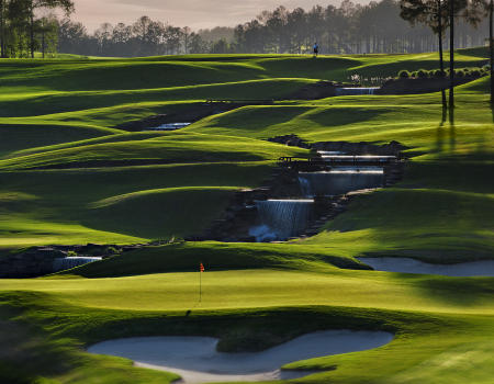 Ross Bridge Golf Resort & Spa, Hole No. 9 (with piper, piping), Robert Trent Jones Golf Trail, Birmingham, AL